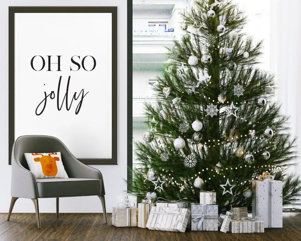 Free Oh So Jolly printable wall art