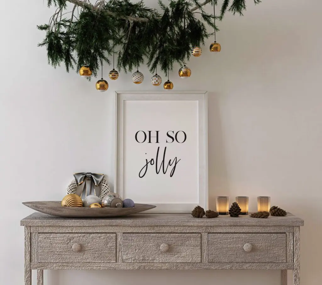 Free Oh So Jolly printable wall art