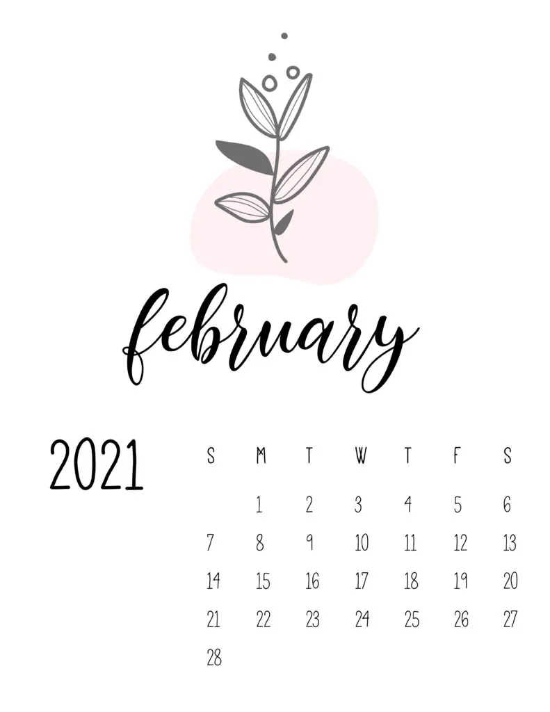 Little Botanical 2021 Calendar - World Of Printables