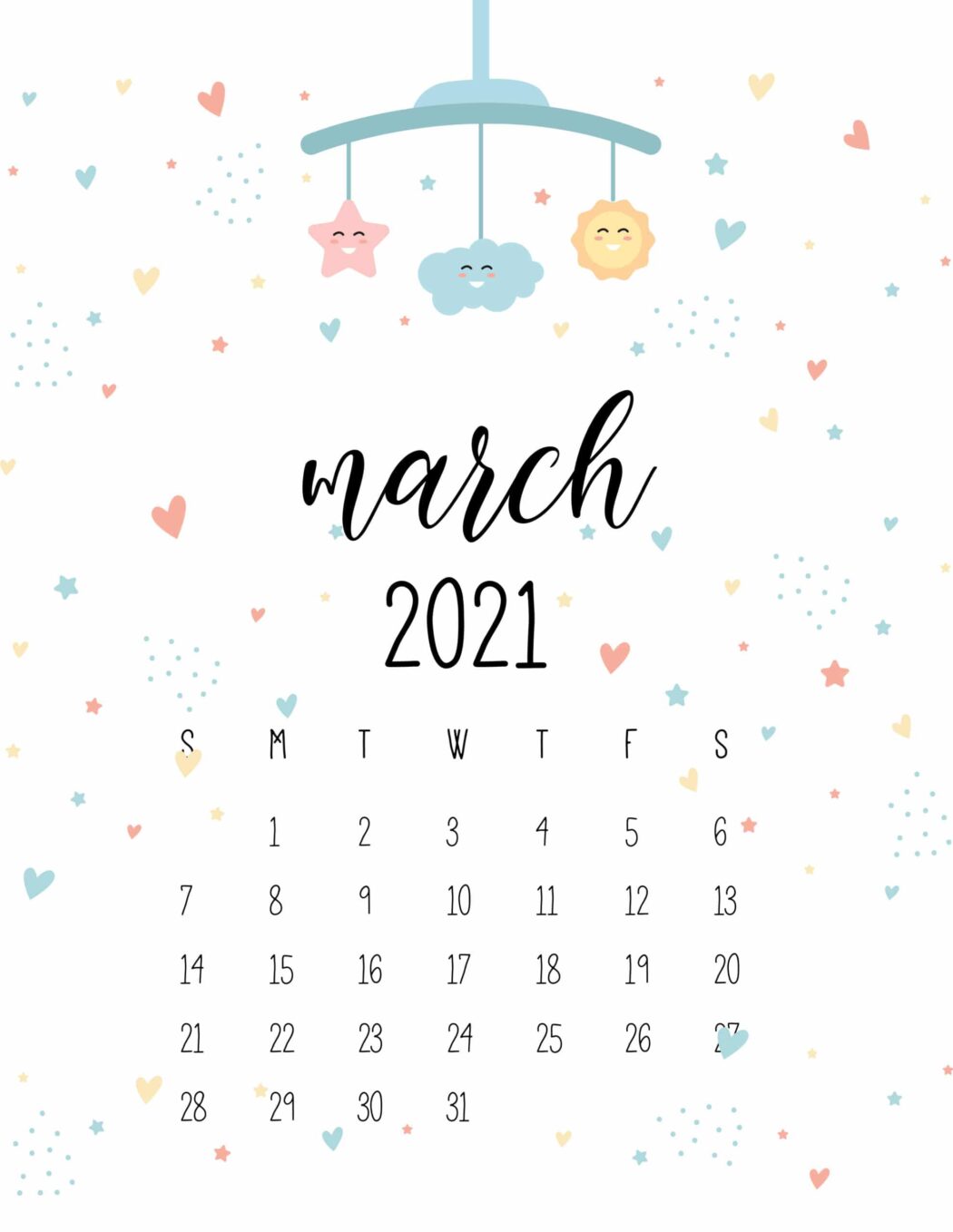 25 Fun March Calendar Printable Pages World of Printables 25 Fun March Calendar Printable Pages World of Printables