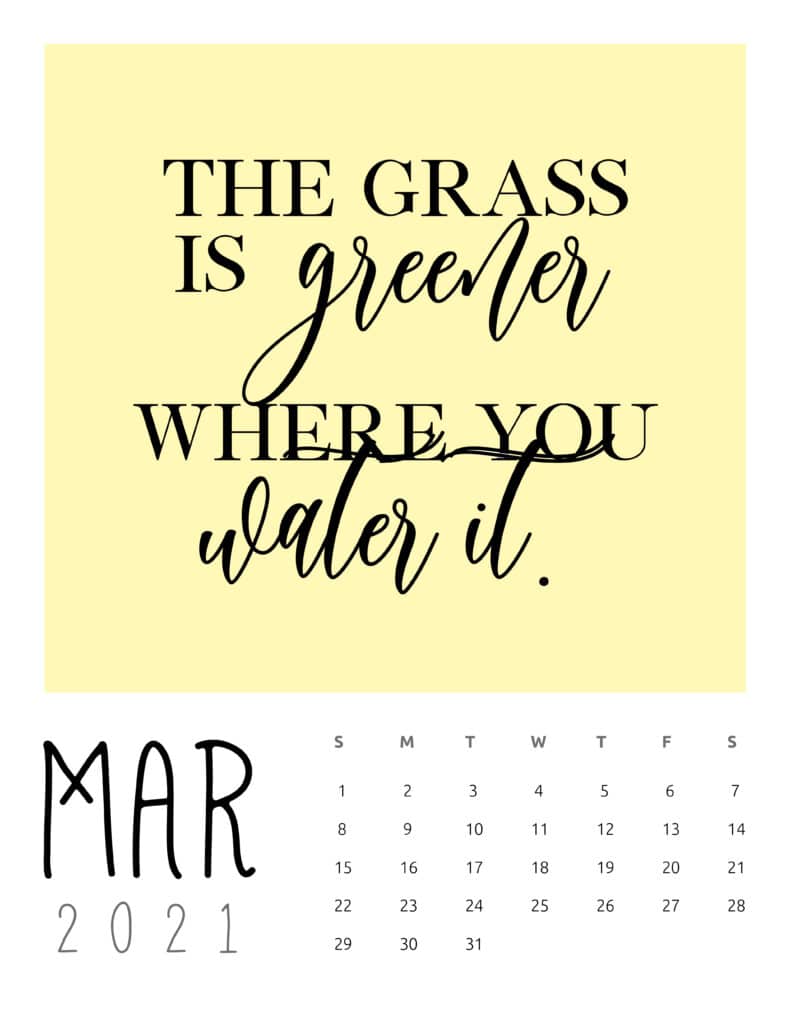 25+ Fun March Calendar Printable Pages World of Printables