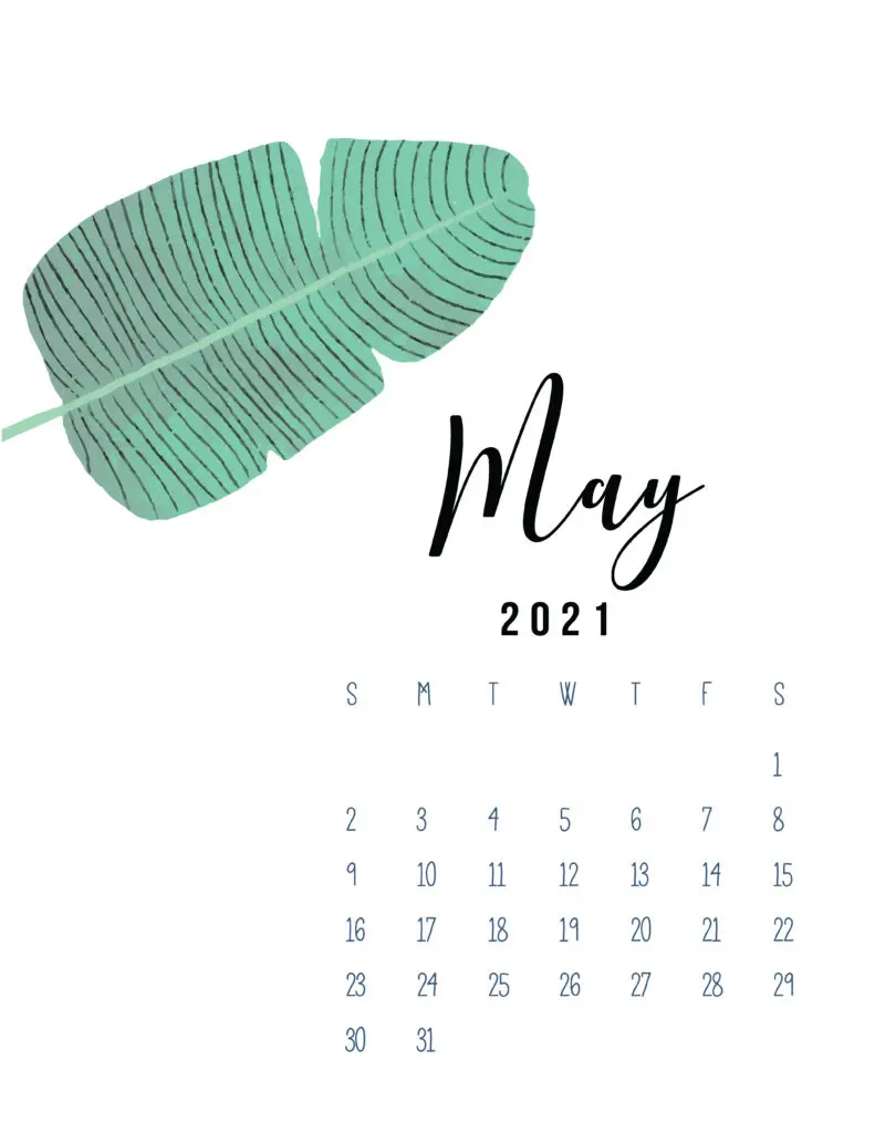 May 2021 Botanical Calendar