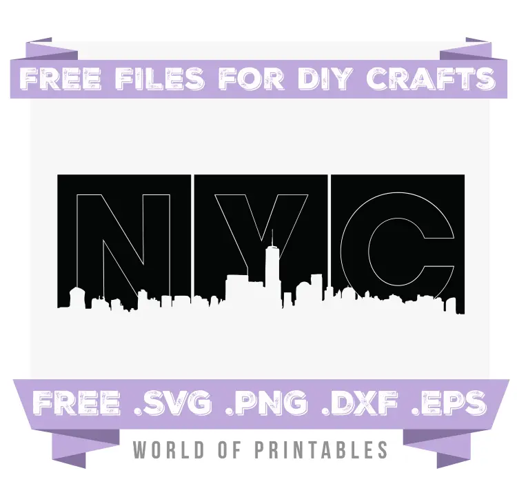 NYC Blocks Free SVG Files PNG DXF EPS