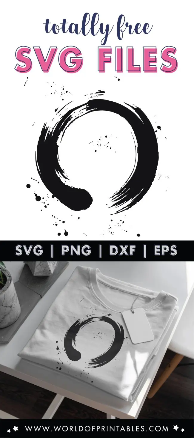 Zen Brush Stroke Free SVG Files