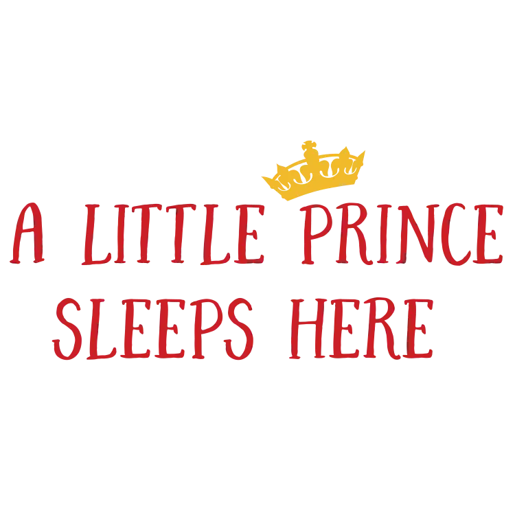 a little prince sleeps here - Free SVG