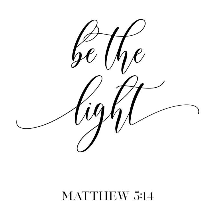 Be The Light Free SVG Files | SVG, PNG, DXF, EPS