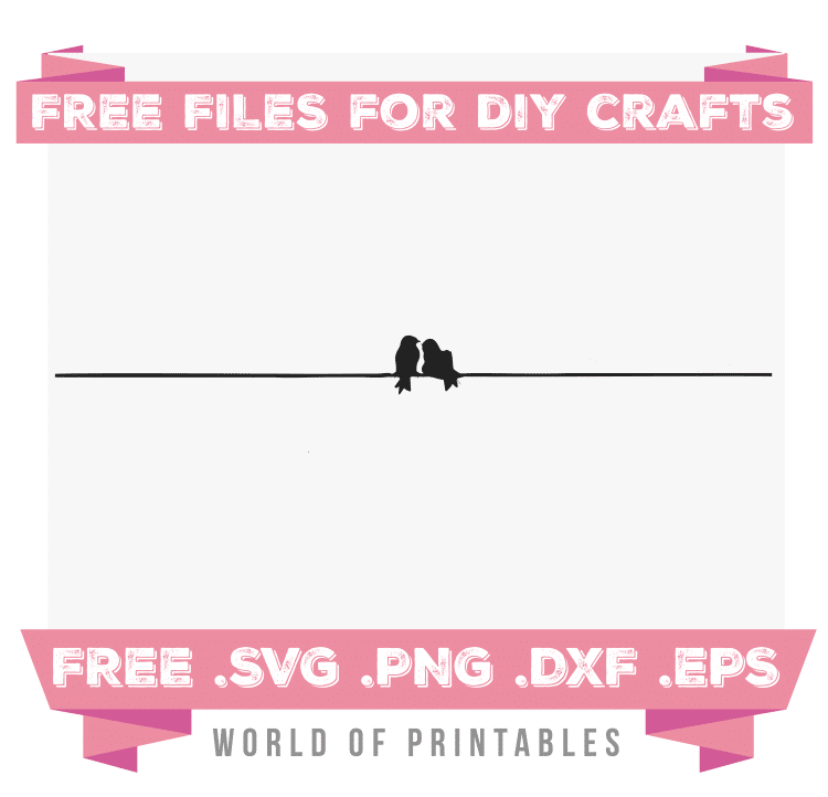 birds on a string Free SVG Files PNG DXF EPS