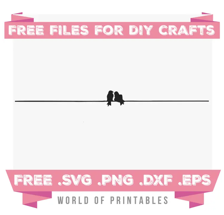 birds on a string Free SVG Files PNG DXF EPS