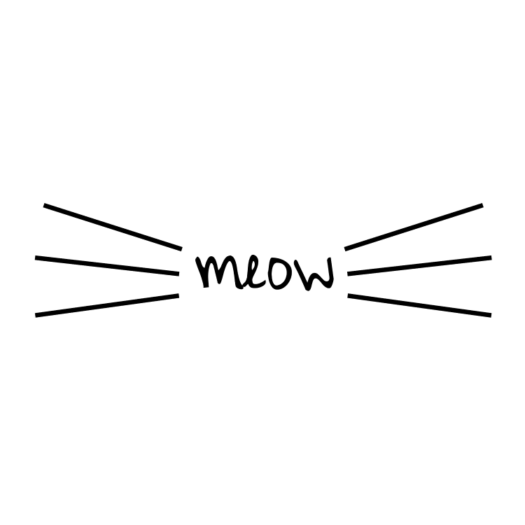 meow black - Free SVG