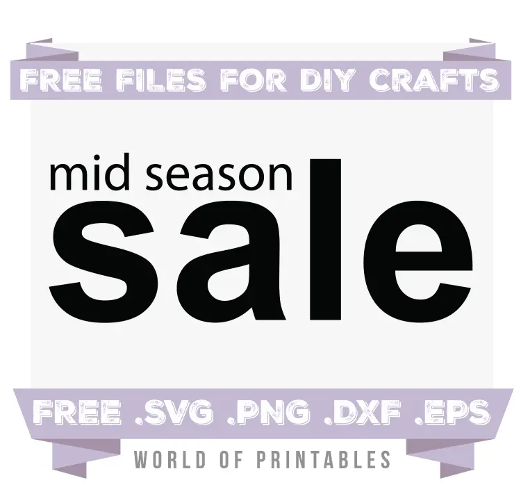 Mid season sale sign or stamp Stock Vector