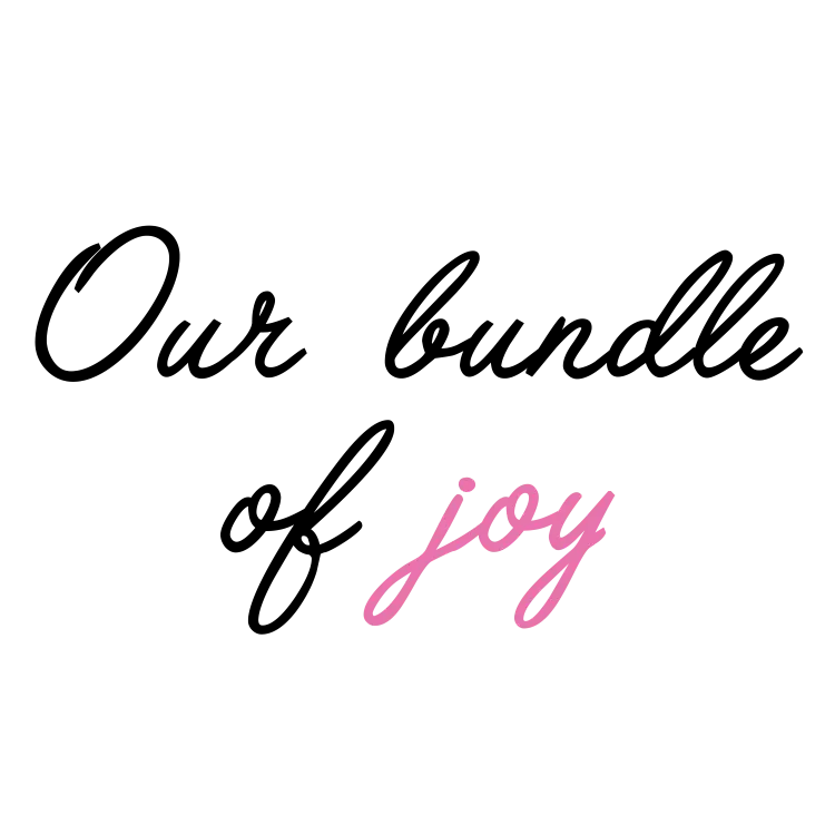 our bundle of joy pink - Free SVG