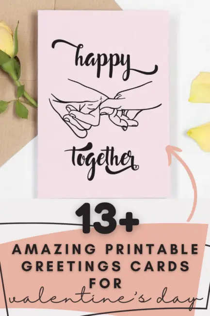 13 amazing printable greetings cards for valentines day - World of Printables