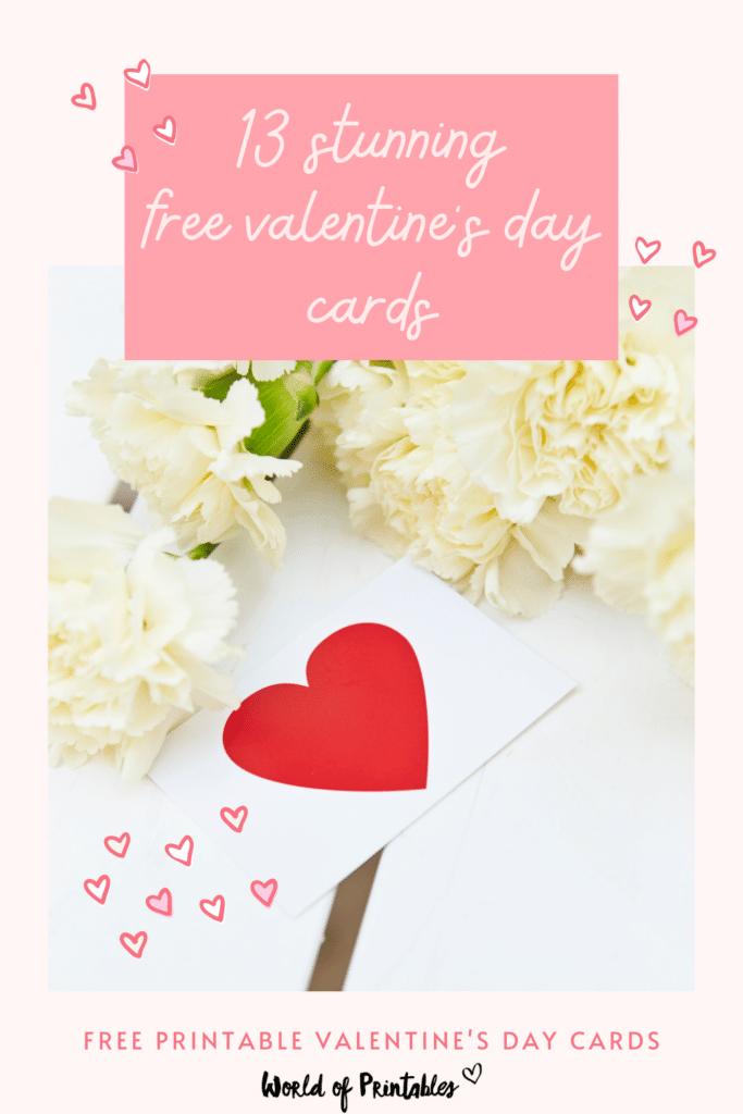 13 stunning free valentines day cards to print