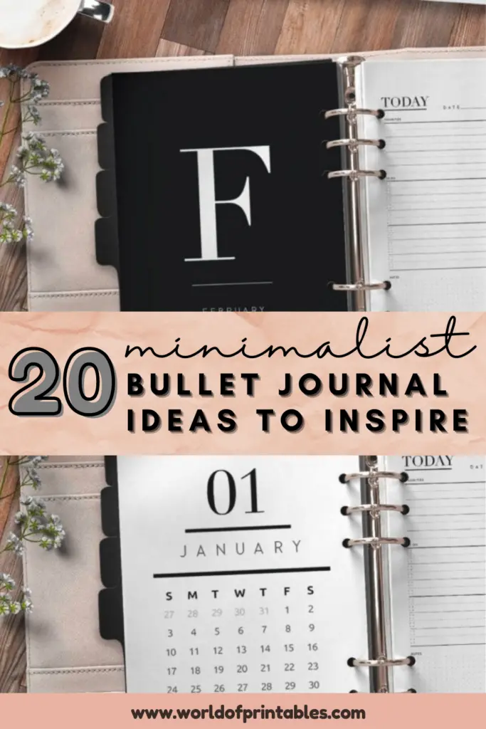 Bullet journal date marker ideas (minimalist and colourful) – All About  Planners