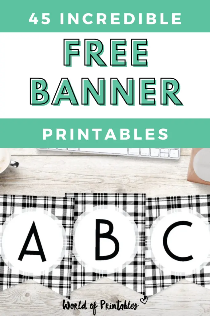 45 Incredible Free Banner Printables
