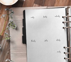 Free Bullet Journal Week Pages - Bullet Journal Ideas &amp; Inspiration