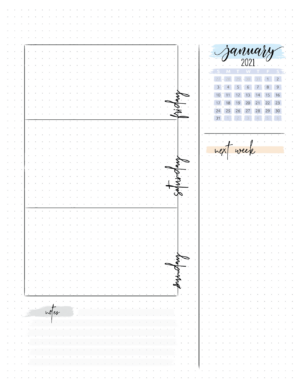 Free Bullet Journal Weekly Planner Pages - Bullet Journal Ideas