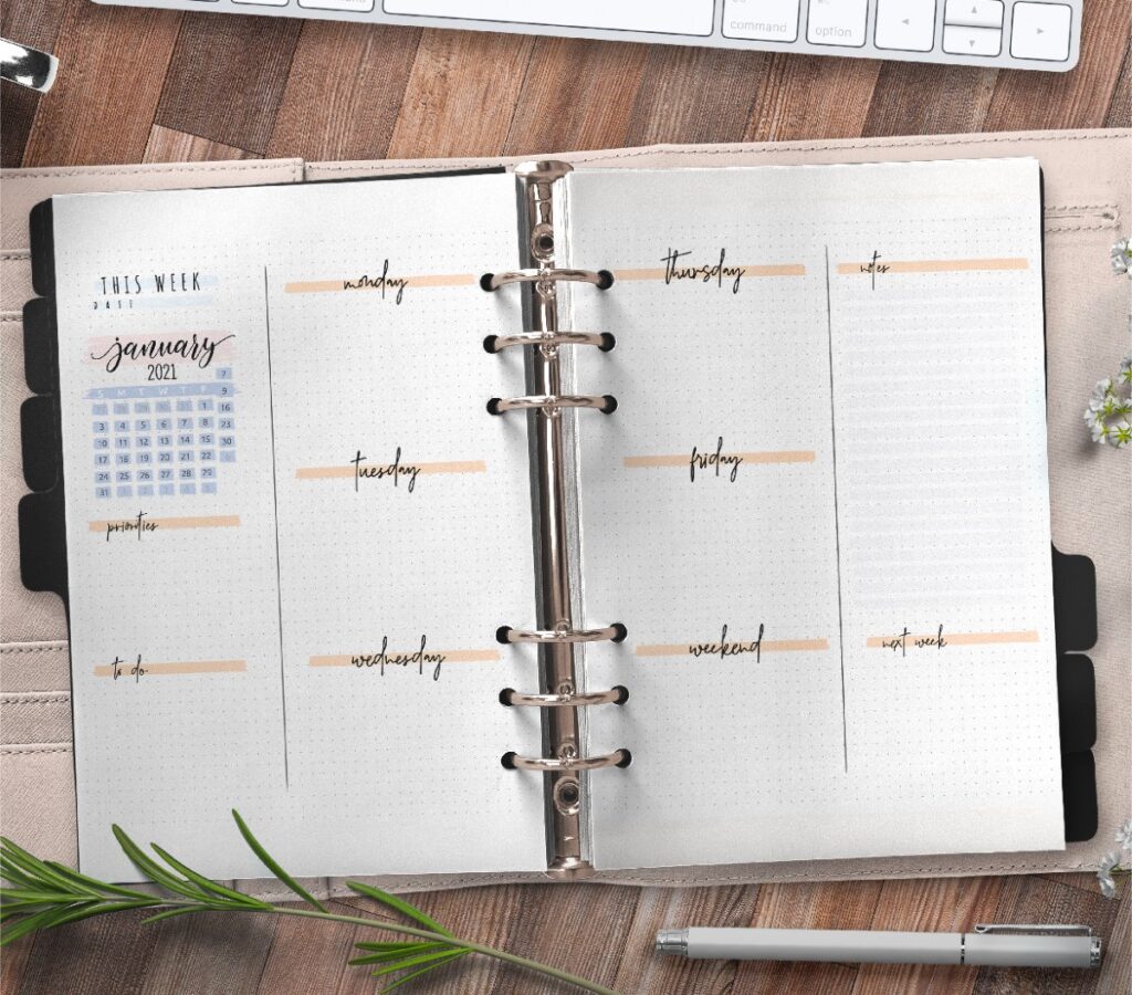 Craft Supplies Tools Plexus Planner Tracker Mood Tracker Bullet 