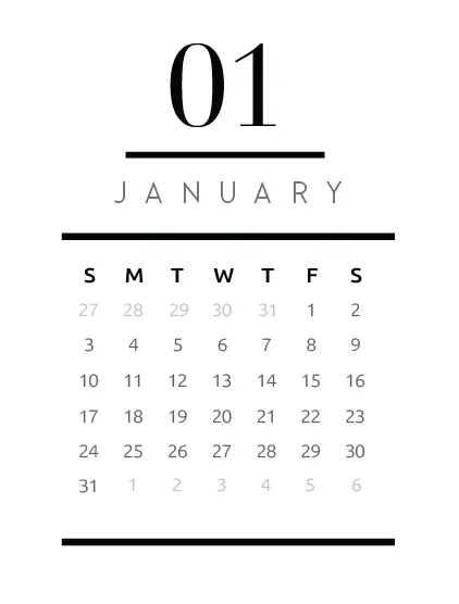 Calendar Planner Page Insert-01