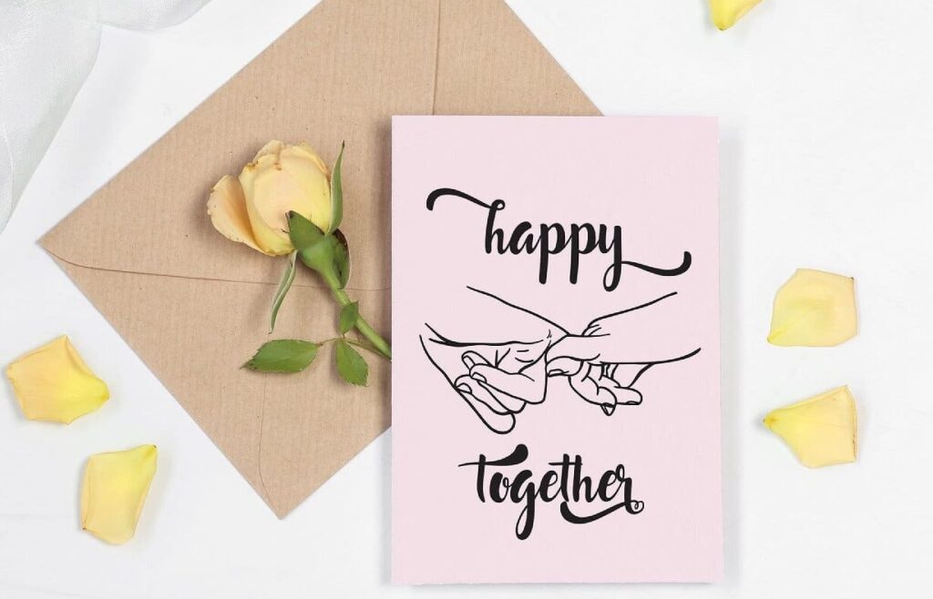 Happy Together Valentines Card Printable