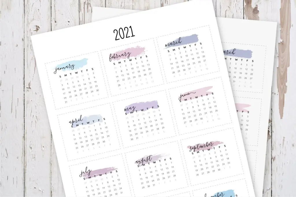 Mini Calendar Planner Stickers-4