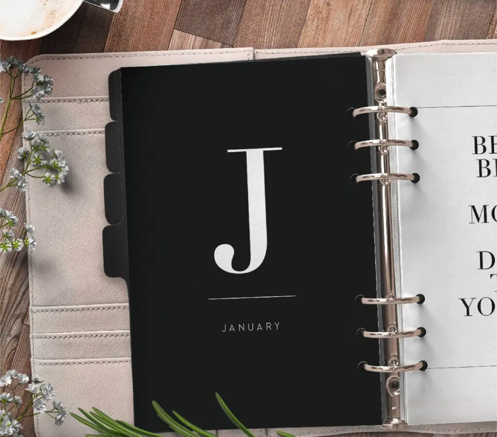 Monthly Planner Divider Pages Free Printable 1