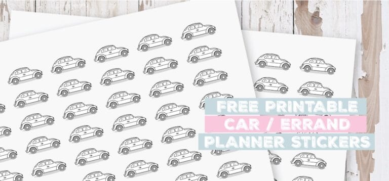 Free Printable Date Planner Stickers - World of Printables