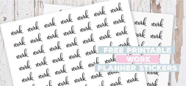 Free Printable Monthly Header Planner Stickers - World of Printables