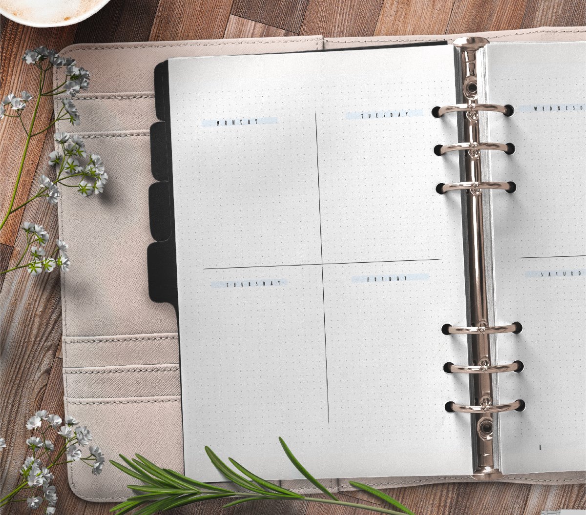 Free Weekly Bullet Journal And Planner Inserts On Two Pages