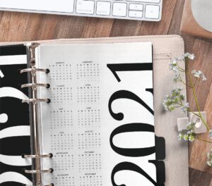 Free Year At A Glance Planner Page - Planner And Bullet Journal Ideas