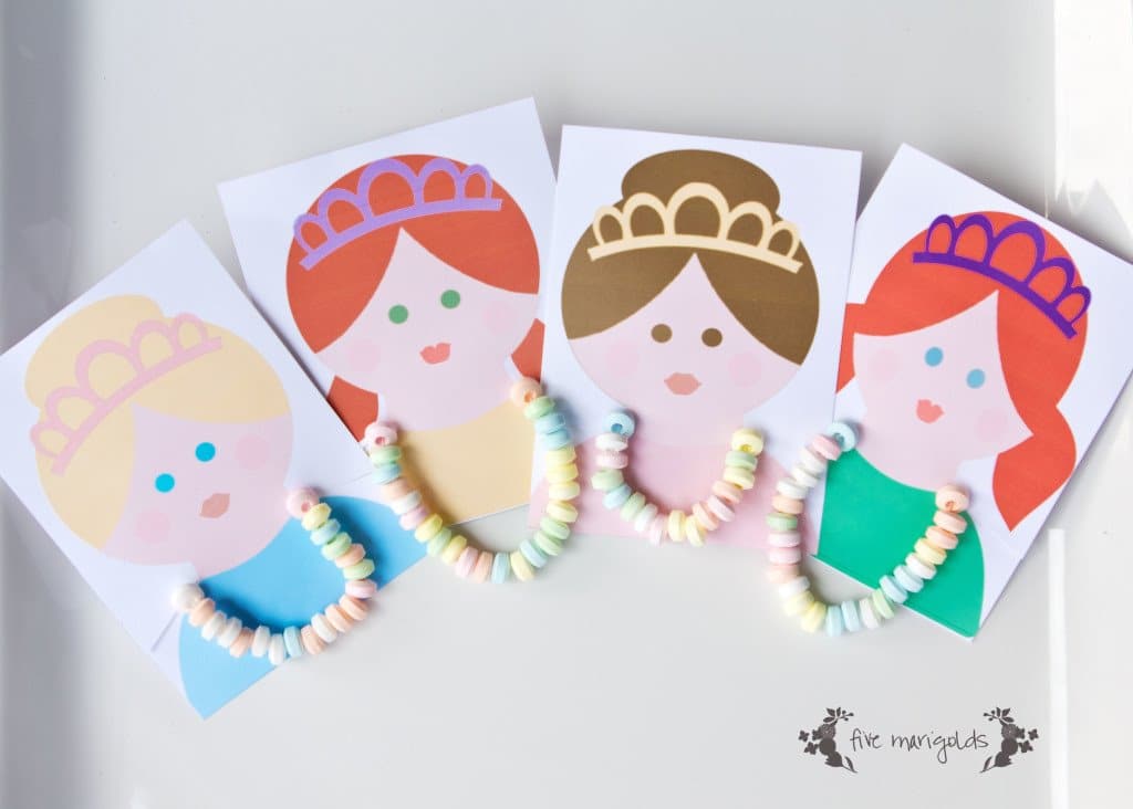 Candy Necklace Valentine's Printable