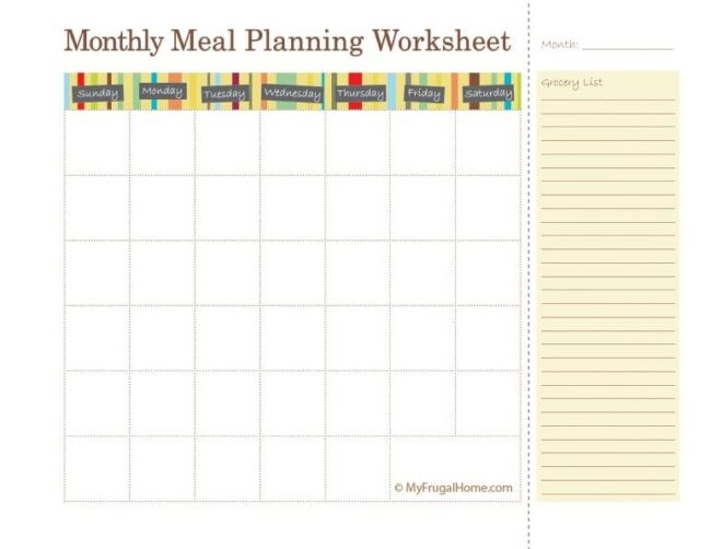 15 free printable meal planner templates to help you succeed in the kitchen