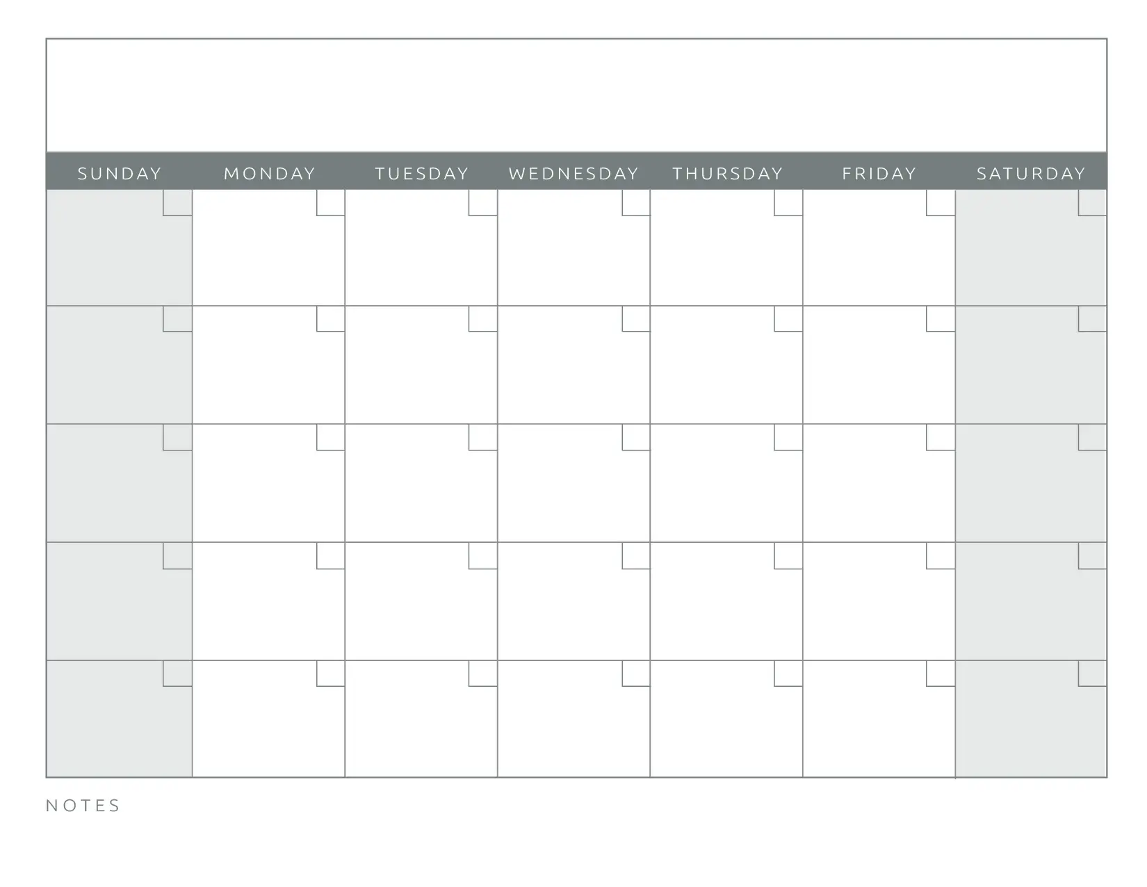 Blank Monthly Calendar Free Printable 41% OFF