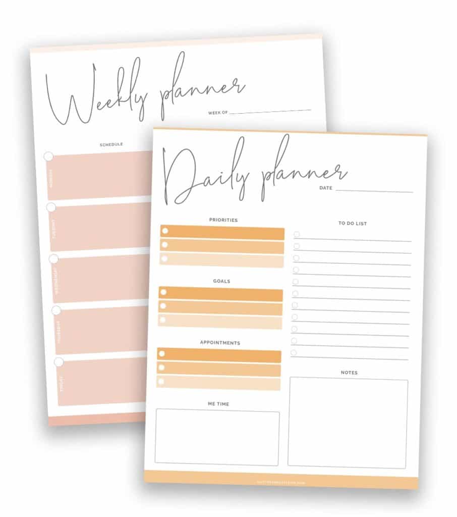 Free Daily and Weekly To Do List Printable