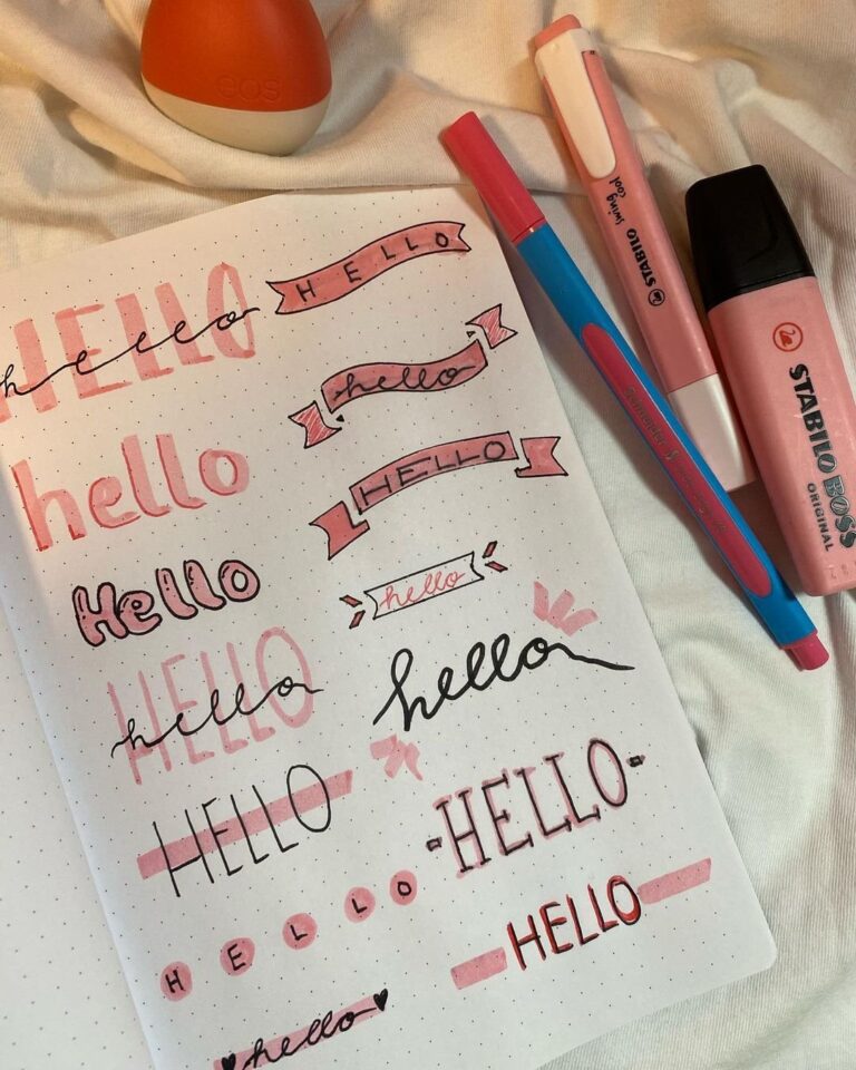 20 Easy Bullet Journal Header Ideas You Can Copy