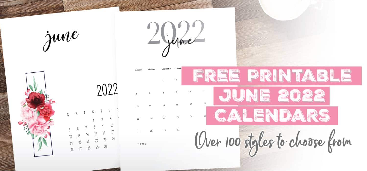 Printable June 2022 Calendar Template