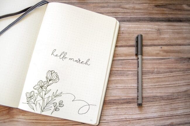 40 Best March Monthly Cover Ideas For Bullet Journals