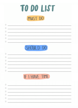 Get Organized With These 17 Stunning To Do List Printable Templates