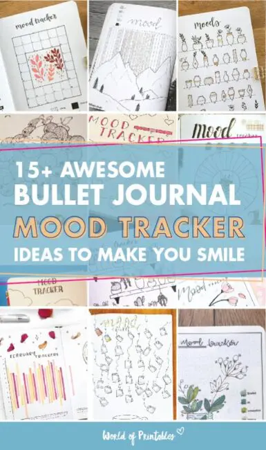 15 awesome bullet journal mood tracker ideas