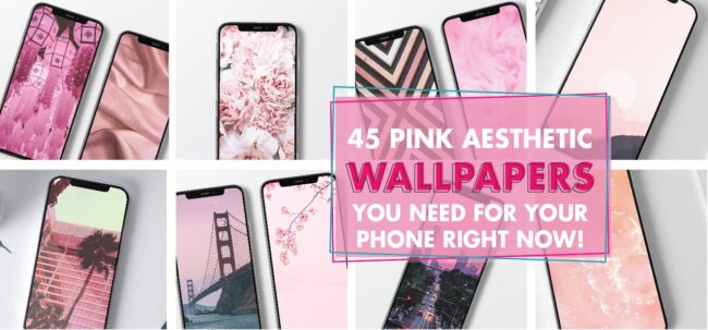 45 Pink Aesthetic Wallpapers You Need For Your Phone Right Now