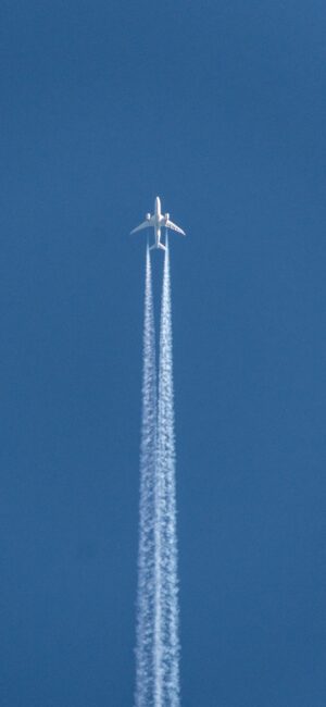 Aeroplane Blue Phone Background