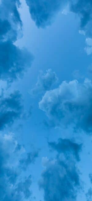 Clouds Blue Aesthetic Wallpaper For iPhone