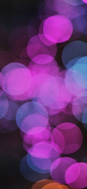 Dark Purple Bokeh iPhone Wallpaper