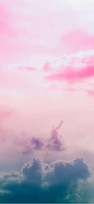 Pink Clouds iPhone Wallpaper