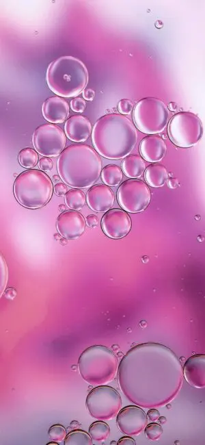 Purple Bubbles Phone Wallpaper