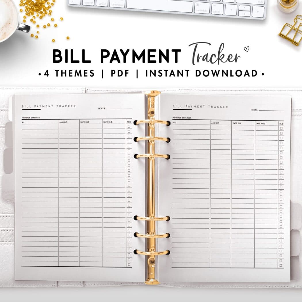 bill payment tracker - classic