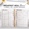 Breakfast Meal Planner - World of Printables