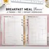 breakfast meal planner - soft