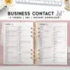 business contact list - soft