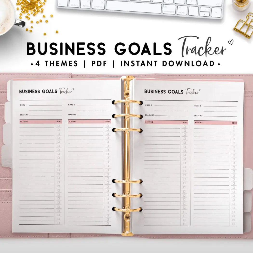 business goals tracker - soft